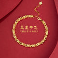 Phoenix Pure Silver 999 Bracelet Women's Fashion Versatile Hollow Bracelet New Chinese Ins Style Phoenix Tail Bracelet