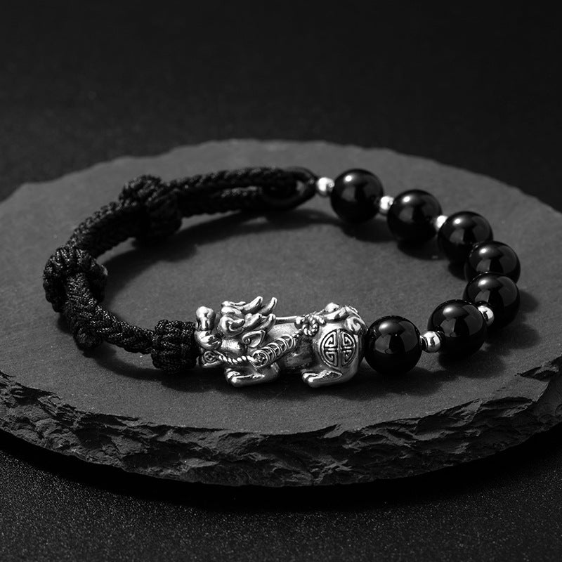 Fine Silver Bracelet – Red Agate