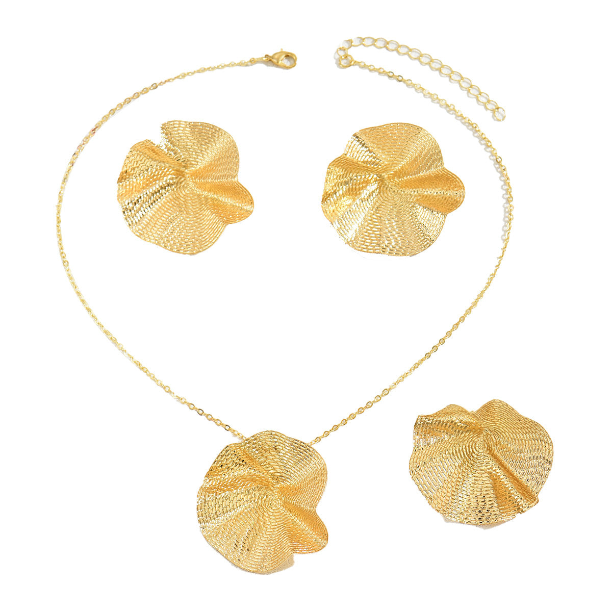 Pleated Lotus-Leaf Jewelry — product image 5