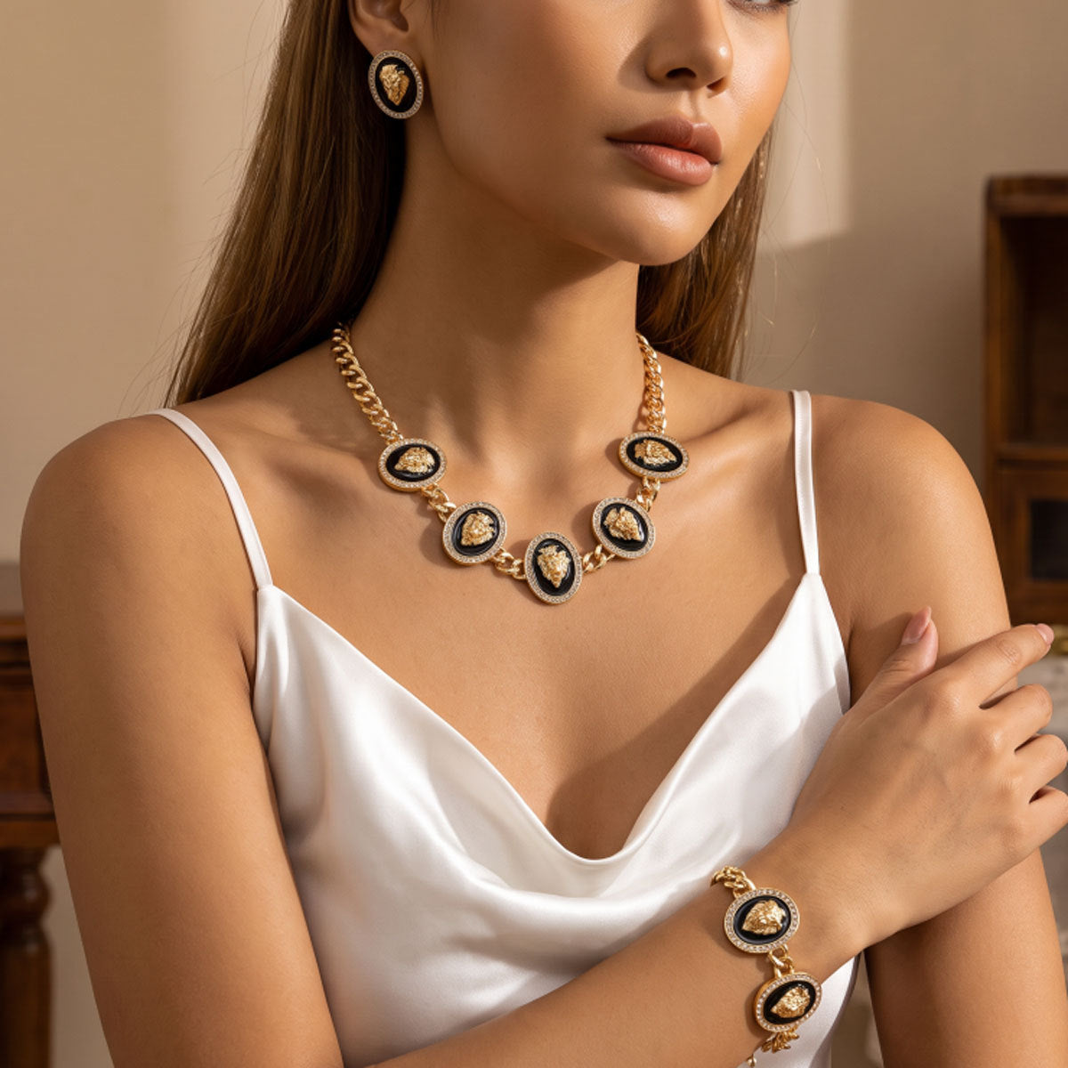 Lion Medallion Jewelry
