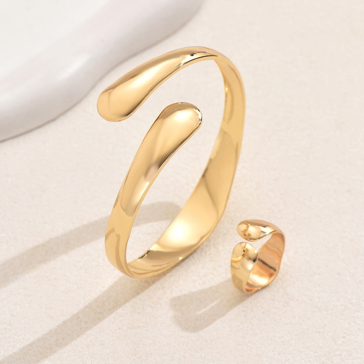 Fluid Double-Tip Open Cuff Jewelry — product image 3