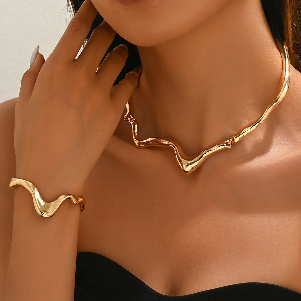 Fluid Wave Collar Jewelry — product image 2