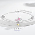 Bracciale in argento sterling 925 – pianeta e stella