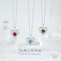 Lovely Sterling Silver 925 Necklace Female Niche Design Light Luxury Texture Clavicle Chain Ins Style Texture Zircon Pendant