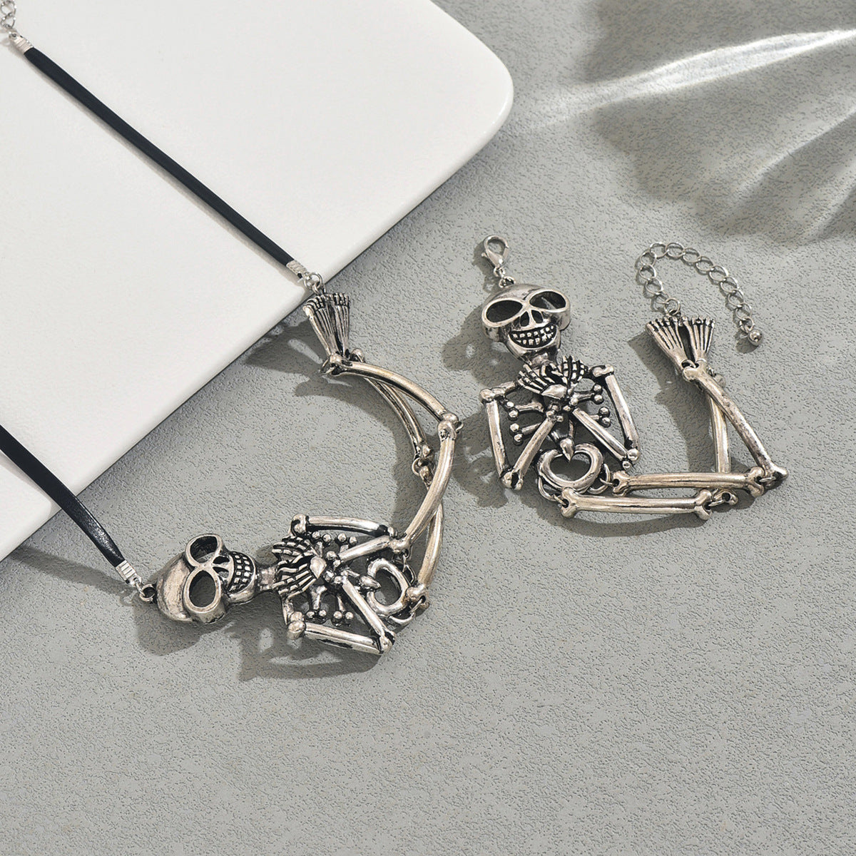 Skull and Geometric Cord Jewelry — product image 3