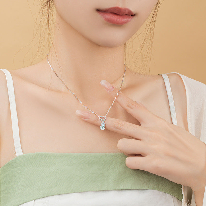 Collana in argento sterling 925 – zucca e giada