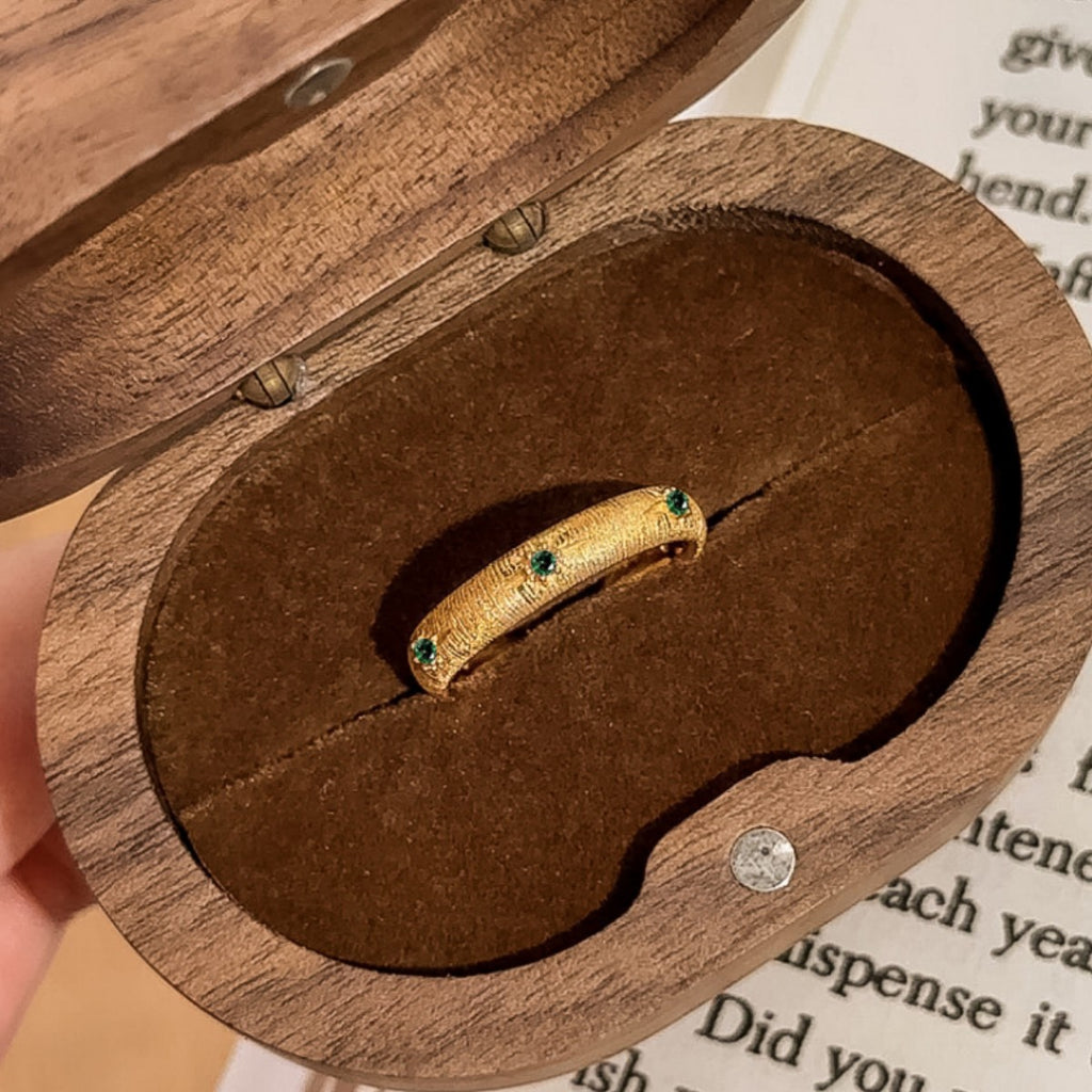 Starry Sky Sterling Silver 925 Ring Vintage Court Style Brushed Snake Ring Ins Light Luxury High-Grade Nebula Ring