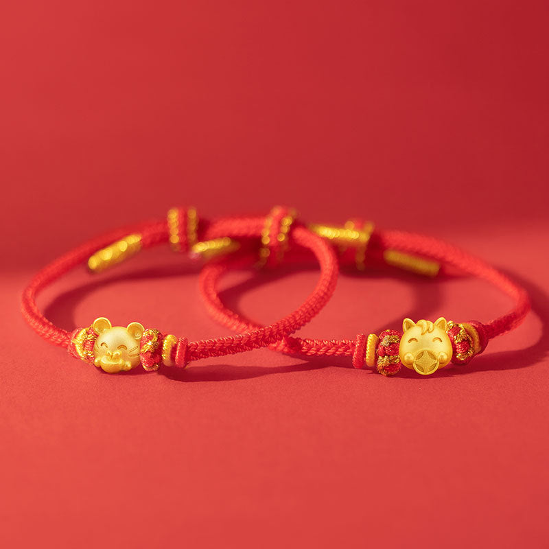 Bracciale in argento fino 999 – segno zodiacale e cavallo