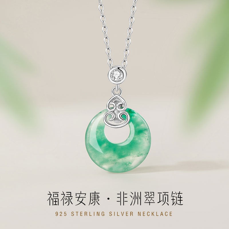 Collana in argento sterling 925 – zucca e disco
