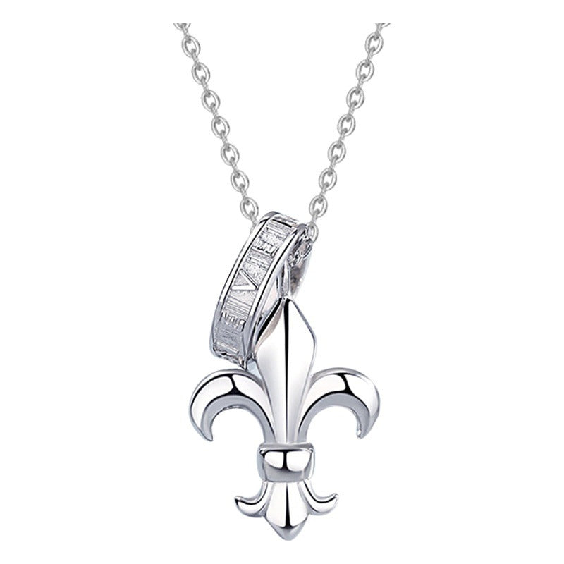 Anchor Sterling Silver 925 Necklace Niche Design Light Luxury Star Mango Clavicle Chain Ins Style Hip Hop Cross Pendant