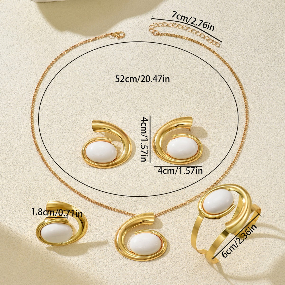 Oval Cabochon-Effect Jewelry — product image 4