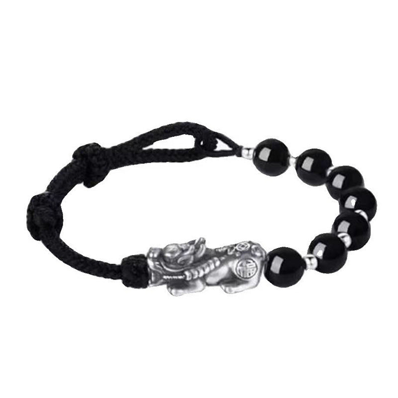 Fine Silver Bracelet – Red Agate