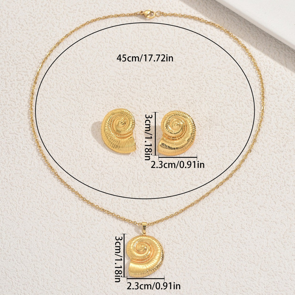 Coiled Shell Pendant Jewelry — product image 4