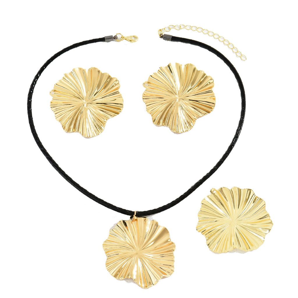 Pleated Flower Disc Jewelry — product image 5