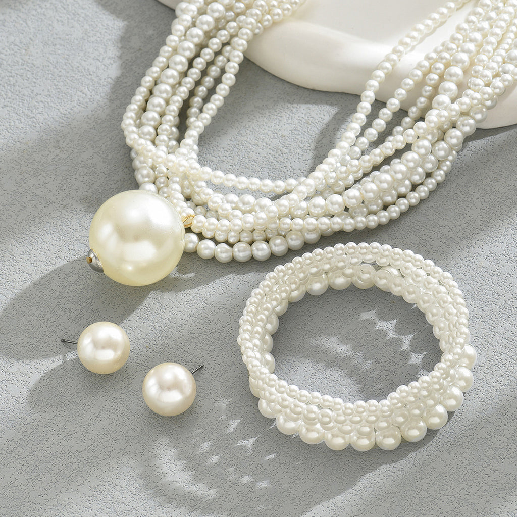 Fine Multi-Strand Pearl-Effect Jewelry — product image 3
