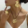 Folded Round Disc Jewelry