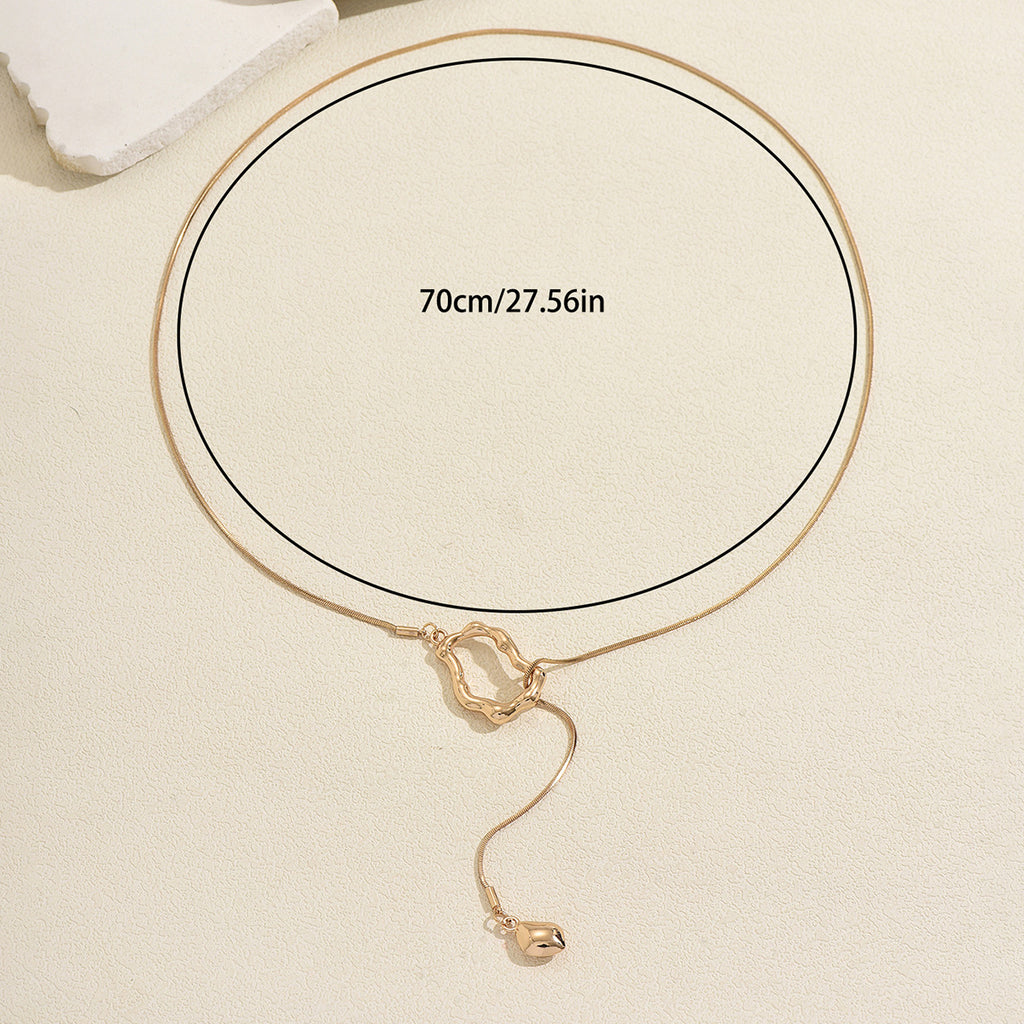 Open Frame Drop Necklace — product image 4