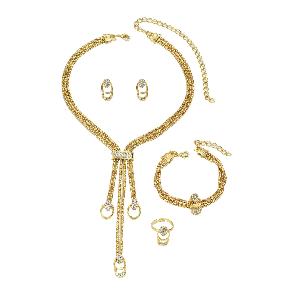 Crystal-Effect Lariat Jewelry — product image 5