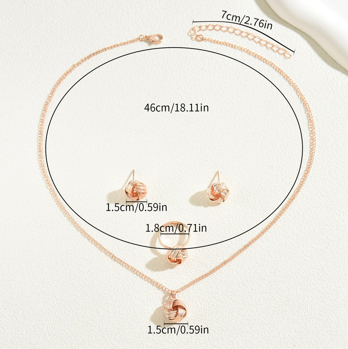 Twisted Round Charm Jewelry — product image 3