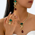 Animal-Head and Teardrop Jewelry