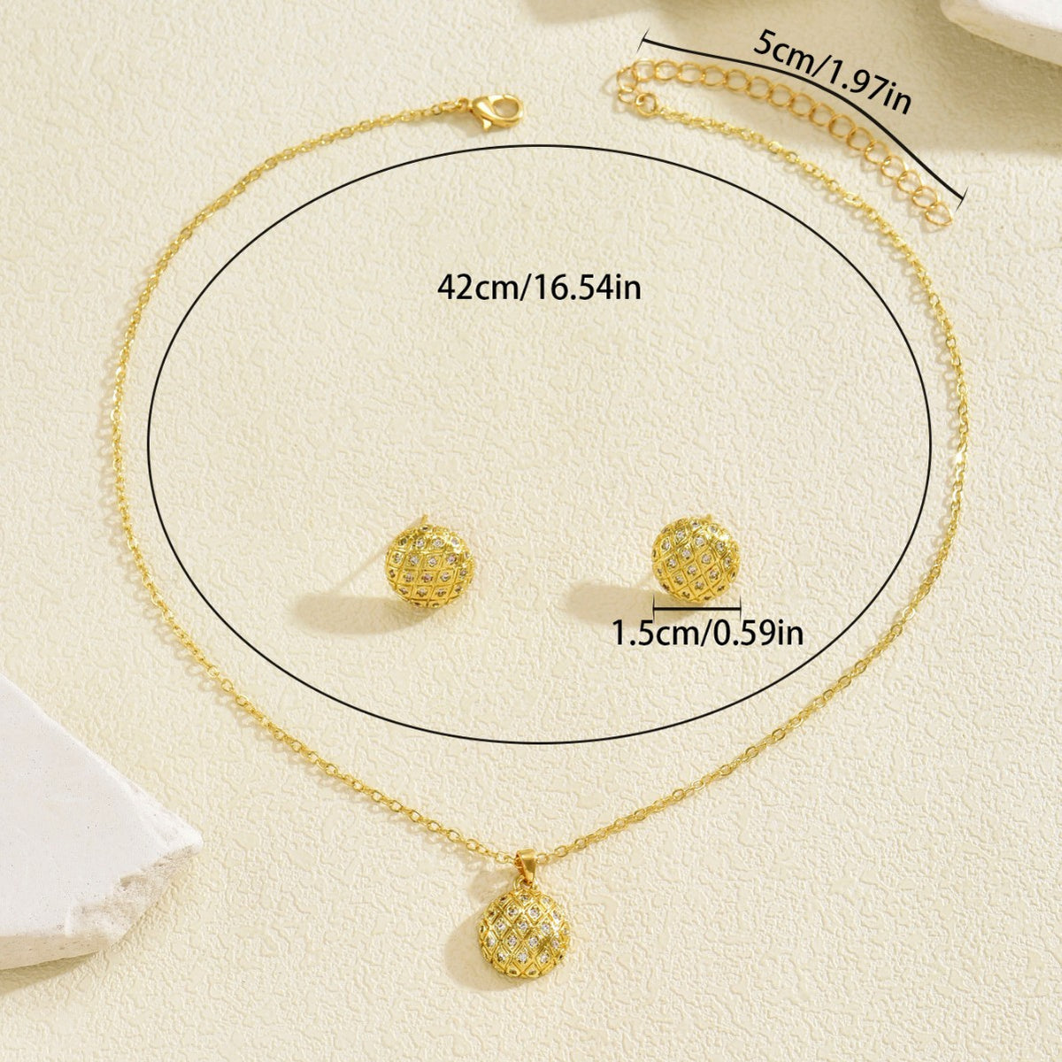 Tiny Textured Round Jewelry — product image 4
