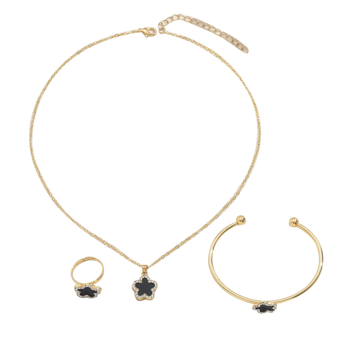 Tiny Black Blossom Jewelry — product image 5