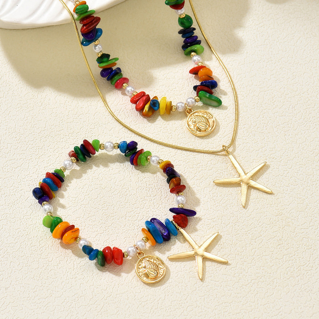 Colorful Coastal Layered Jewelry — product image 3