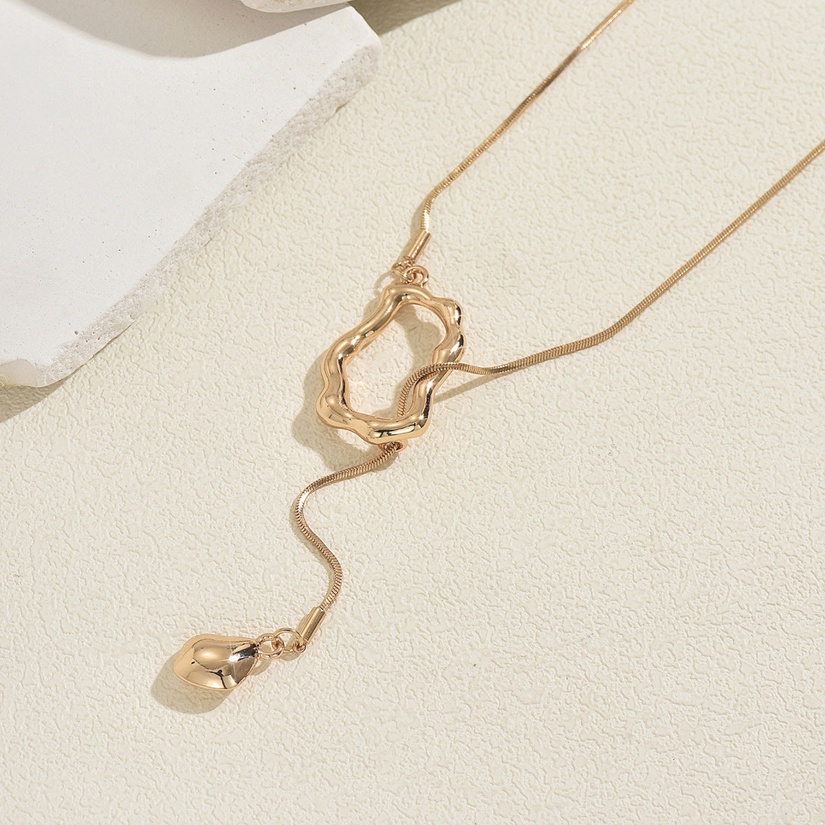 Open Frame Drop Necklace — product image 3