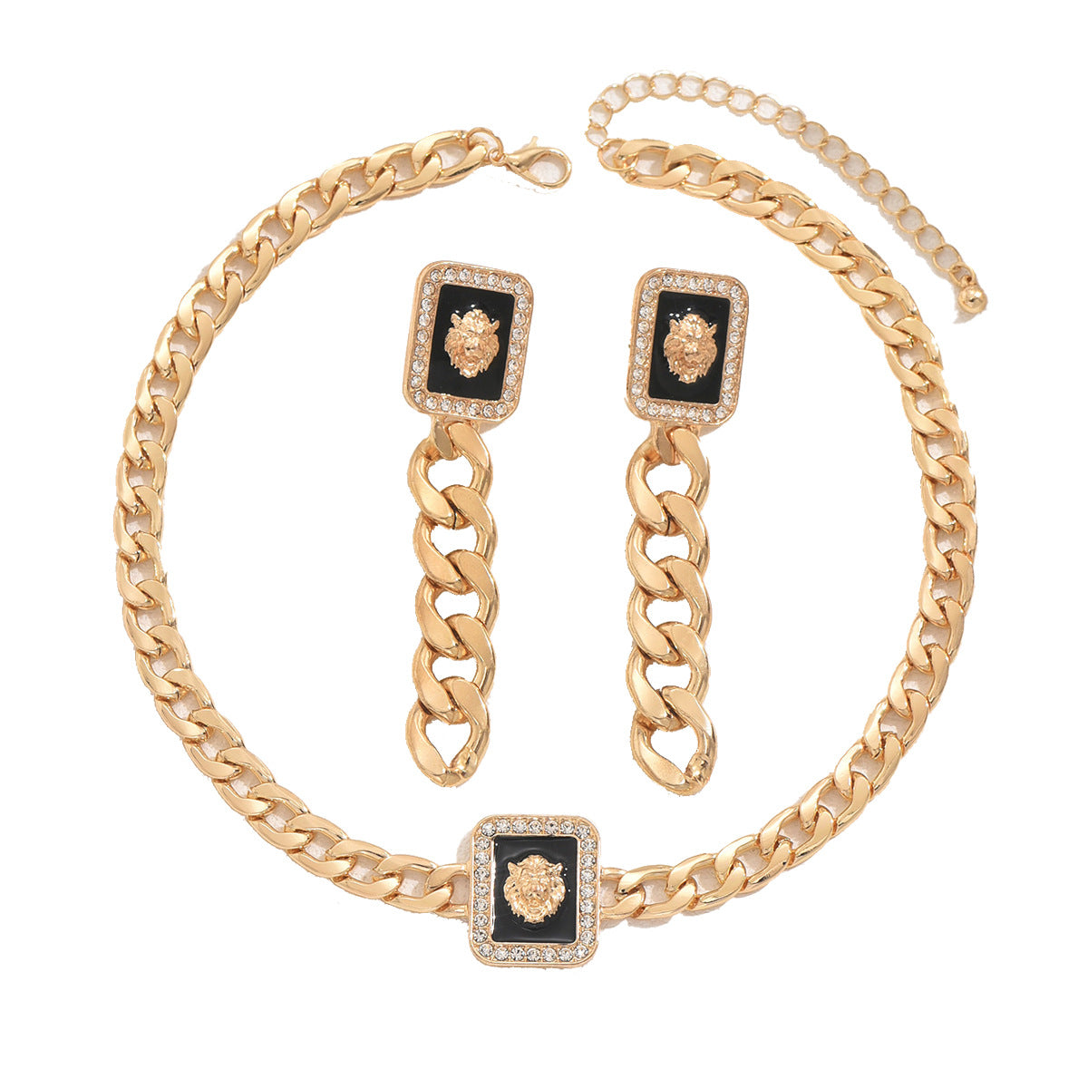 Framed Medallion Chain Jewelry — product image 5