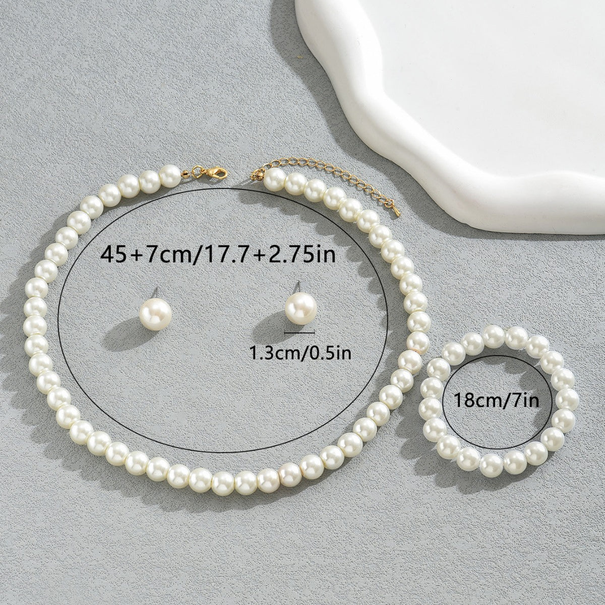 Classic Pearl-Effect Bead Jewelry — product image 4