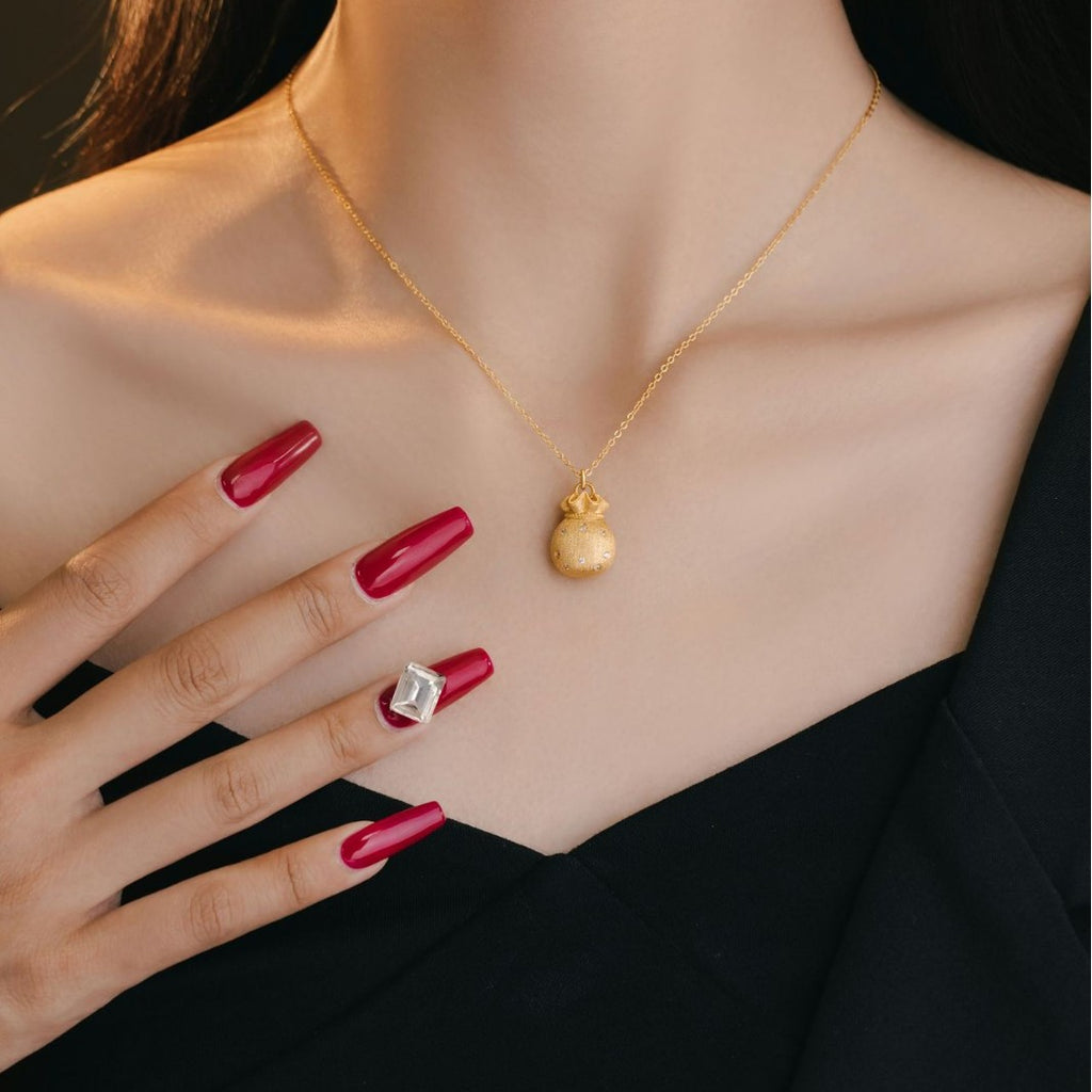 Collana in argento sterling 925 – borsetta