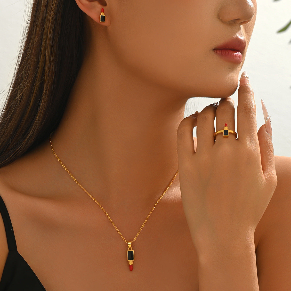 Lipstick Charm Jewelry