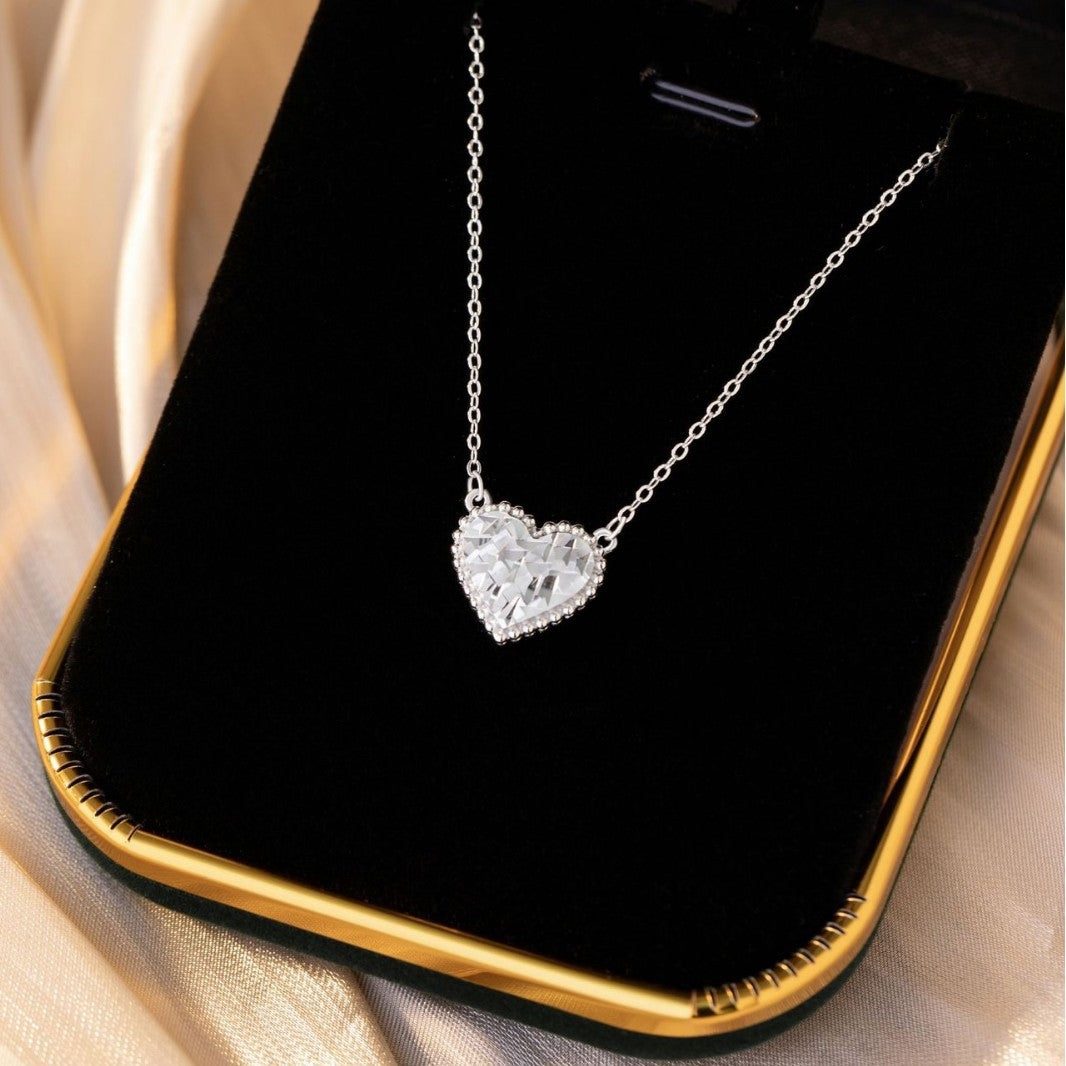 Collana in argento sterling 925 – fiore e madreperla