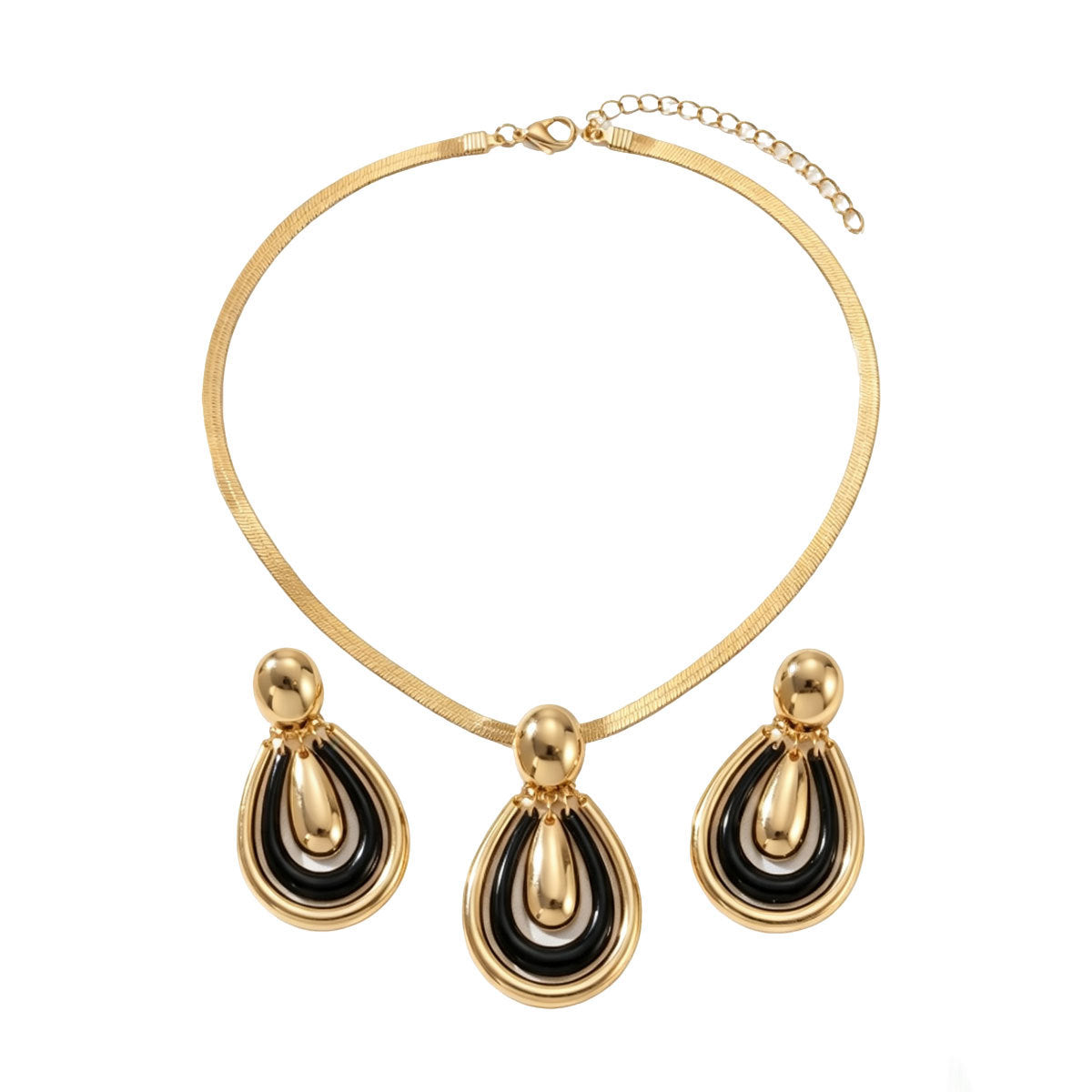 Black Nested Teardrop Jewelry — product image 5