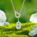 Collana in argento sterling 925 – zucca e giada