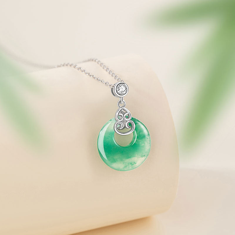 Collana in argento sterling 925 – zucca e disco