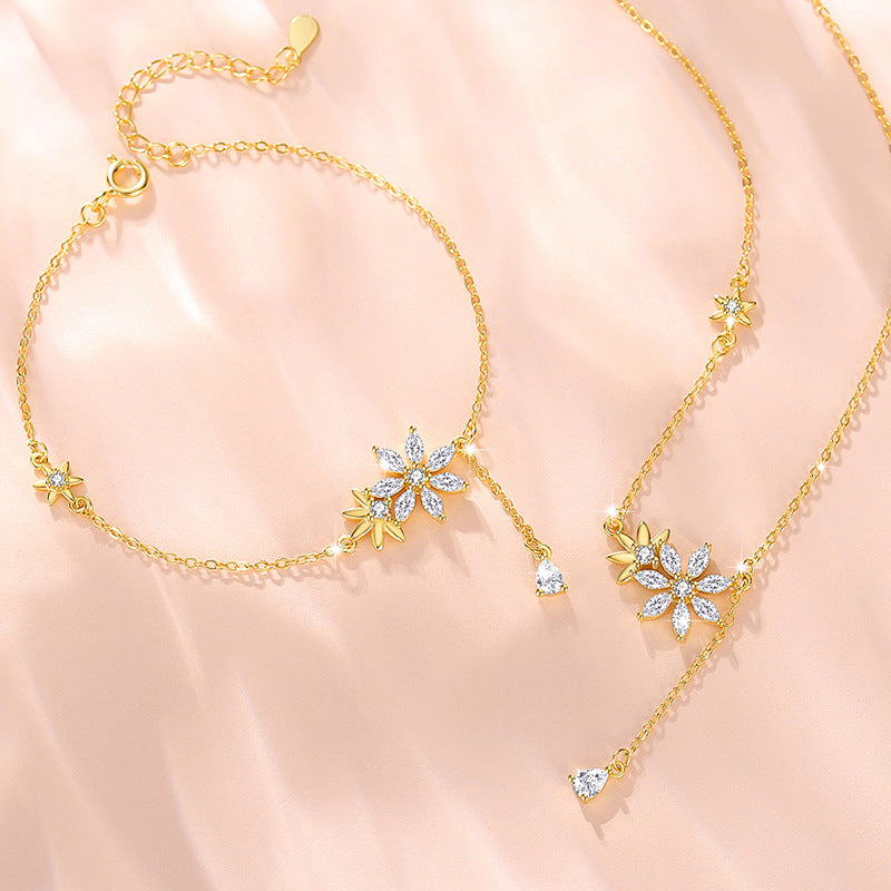 Bracciale in argento sterling 925 – girasole
