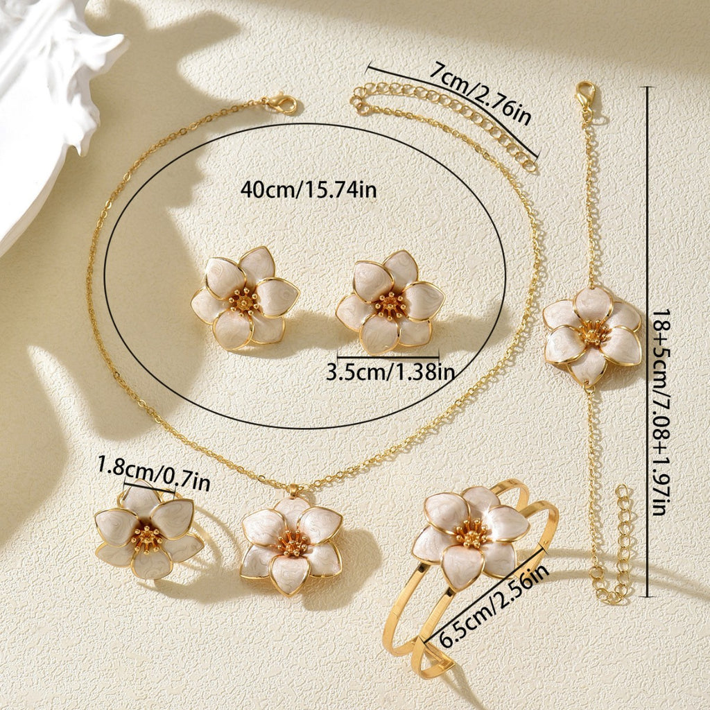 Pale Petal Flower Jewelry — product image 4