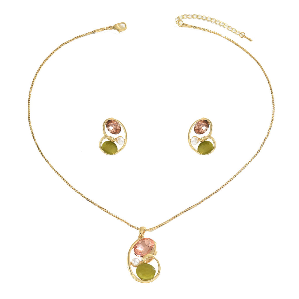 Multicolor Double-Round Pendant Jewelry — product image 5