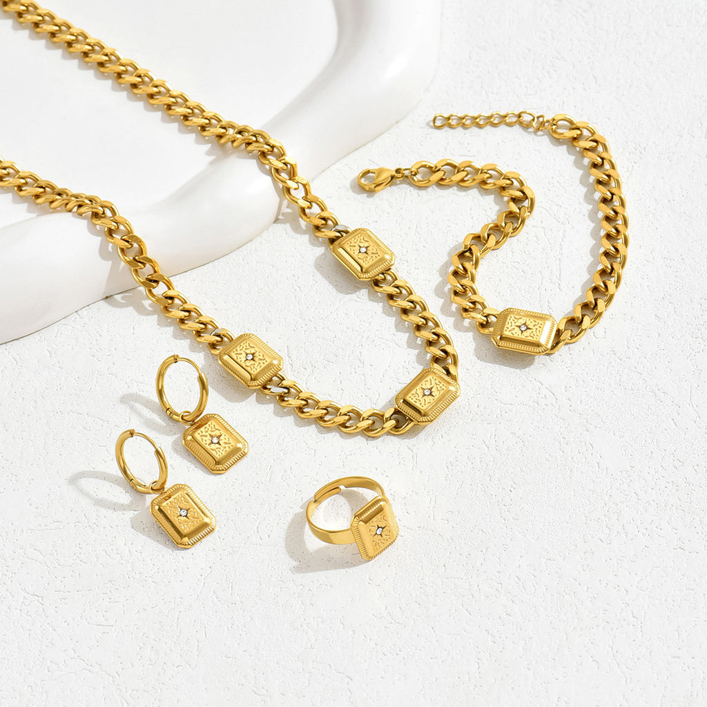 Square-Accent Chain Jewelry — product image 3