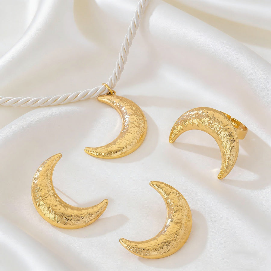 Crescent and Pearl-Effect Jewelry — product image 3